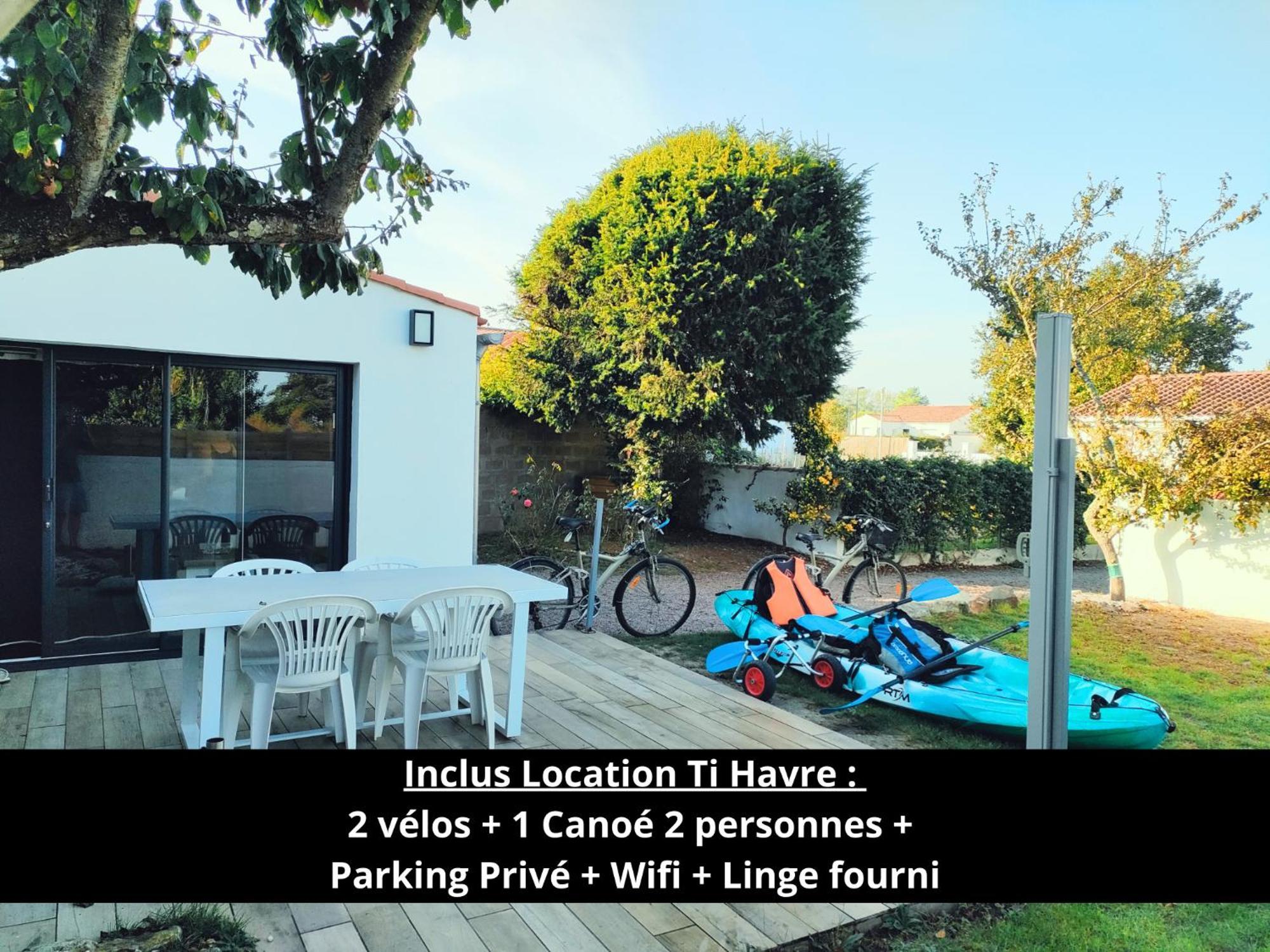 Maison Ti Havre Avec Jardin Prive Dans Village De Pecheurs A Brem Sur Mer ! Luaran gambar